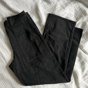 black wilfred free modern utility pant
